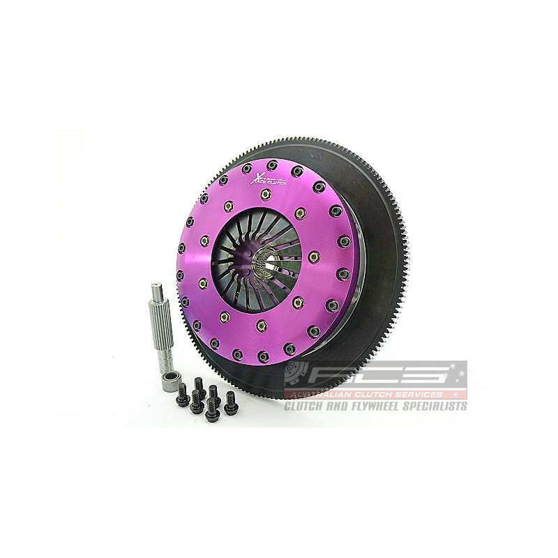 Xtreme Performance - 230mm Rigid Ceramic Twin Plate Clutch Kit Incl Flywheel 1800Nm