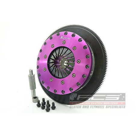 Xtreme Performance - 230mm Rigid Ceramic Twin Plate Clutch Kit Incl Flywheel 1800Nm