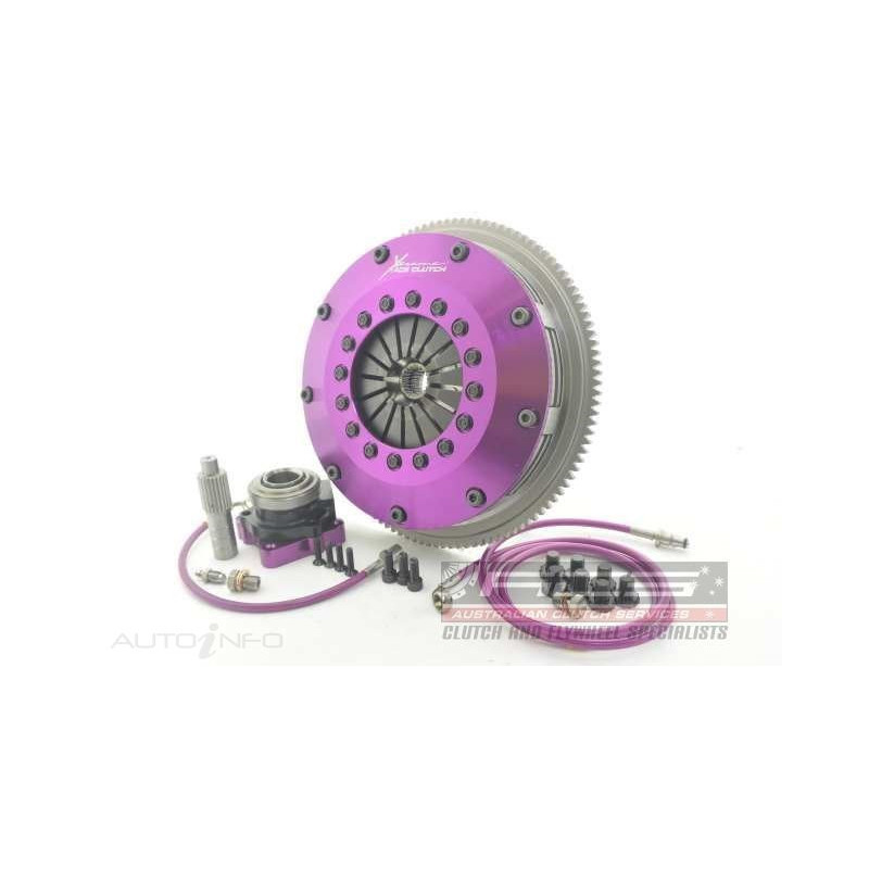 Xtreme Performance - 200mm Rigid Ceramic Twin Plate Clutch Kit Incl Flywheel & CSC 1200Nm