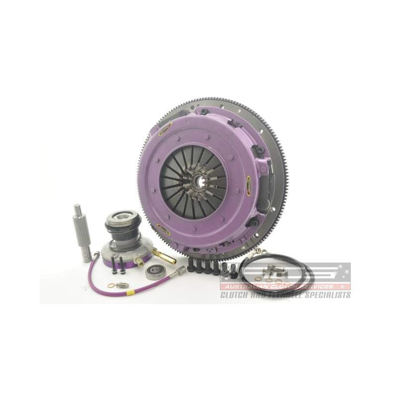 Xtreme Performance - 270mm Organic Twin Plate Clutch Kit Incl Flywheel & CSC 1300Nm