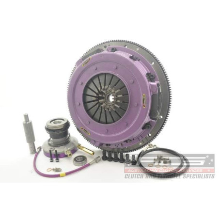 Xtreme Performance - 270mm Organic Twin Plate Clutch Kit Incl Flywheel & CSC 1300Nm