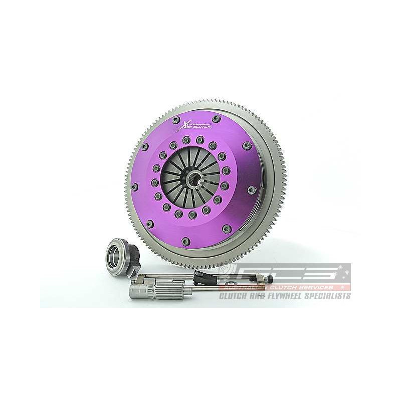 Xtreme Performance - 200mm Sprung Ceramic Twin Plate Clutch Kit Incl Flywheel 1200Nm
