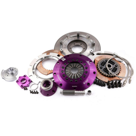 Xtreme Performance - 200mm Sprung Ceramic Twin Plate Clutch Kit Incl Flywheel & CSC 1200Nm