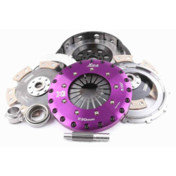 Xtreme Performance - 230mm Rigid Ceramic Twin Plate Clutch Kit Incl Flywheel 1800Nm