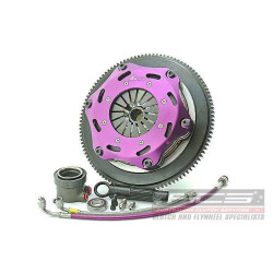 Xtreme Performance - 184mm Rigid Ceramic Twin Plate Clutch Kit Incl Flywheel & CSC 1220Nm