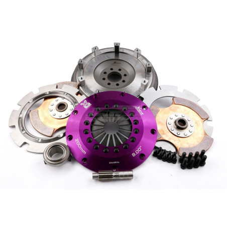 Xtreme Performance - 200mm Rigid Ceramic Twin Plate Clutch Kit Incl Flywheel 1200Nm