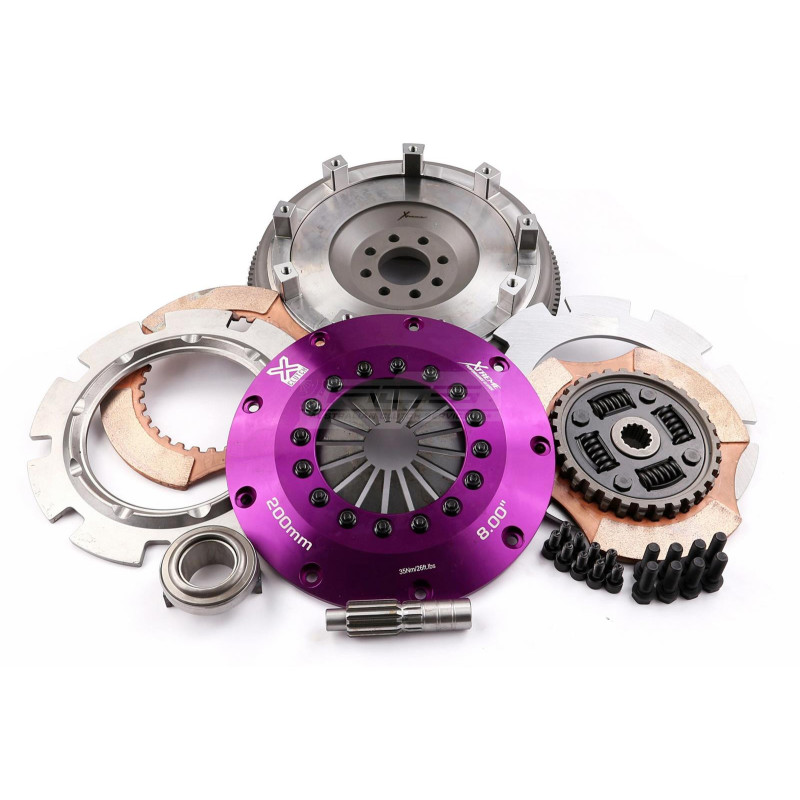 Xtreme Performance - 200mm Sprung Ceramic Twin Plate Clutch Kit Incl Flywheel 1200Nm