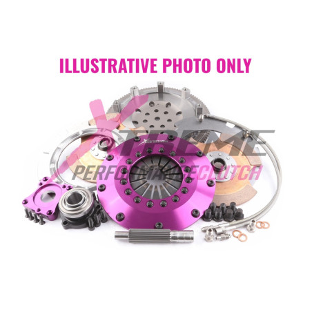 Xtreme Performance - 200mm Rigid Ceramic Twin Plate Clutch Kit Incl Flywheel & CSC 1200Nm