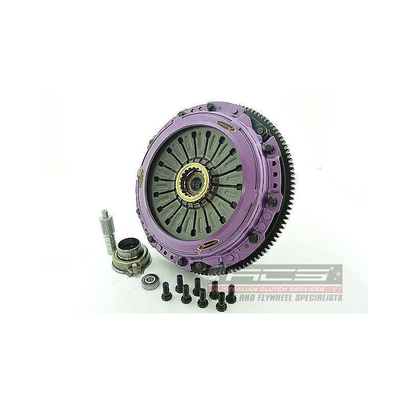 Xtreme Performance - 230mm Organic Twin Plate Clutch Kit Incl Flywheel 1200Nm