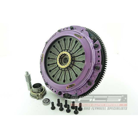 Xtreme Performance - 230mm Organic Twin Plate Clutch Kit Incl Flywheel 1200Nm