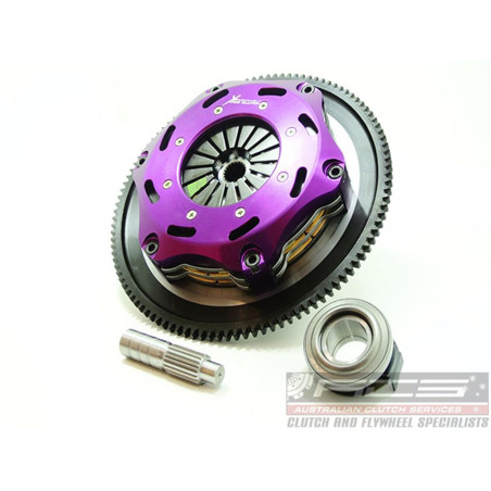Xtreme Performance - 184mm Sprung Ceramic Twin Plate Clutch Kit Incl Flywheel 1220Nm