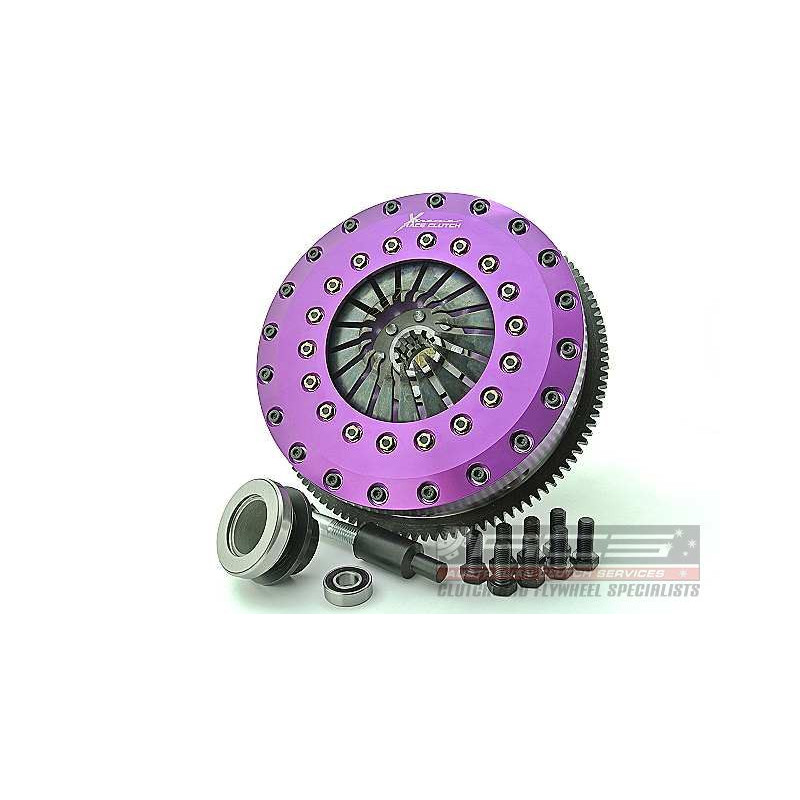 Xtreme Performance - 230mm Organic Twin Plate Clutch Kit Incl Flywheel 1200Nm