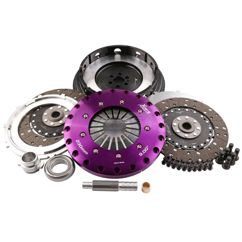 Xtreme Performance - 230mm Organic Twin Plate Clutch Kit Incl Flywheel 1200Nm