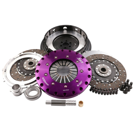 Xtreme Performance - 230mm Organic Twin Plate Clutch Kit Incl Flywheel 1200Nm