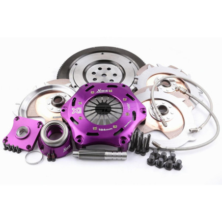 Xtreme Performance - 184mm Rigid Ceramic Triple Plate Clutch Kit Incl Flywheel & CSC