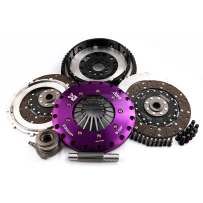 Xtreme Performance - 230mm Organic Twin Plate Clutch Kit Incl Flywheel & CSC 1200Nm