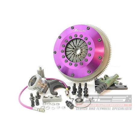 Xtreme Performance - 200mm Rigid Ceramic Twin Plate Clutch Kit Incl Flywheel 1200Nm
