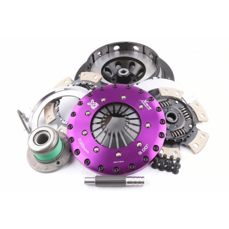Xtreme Performance - 230mm Sprung Ceramic Twin Plate Clutch Kit Incl Flywheel & CSC 1000Nm