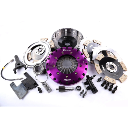 Xtreme Motorsport - 230mm Rigid Ceramic Triple Plate Clutch Kit Incl Flywheel