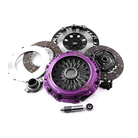Xtreme Performance - 230mm Sprung hub Organic Twin Plate Clutch Kit Incl Flywheel 1000Nm