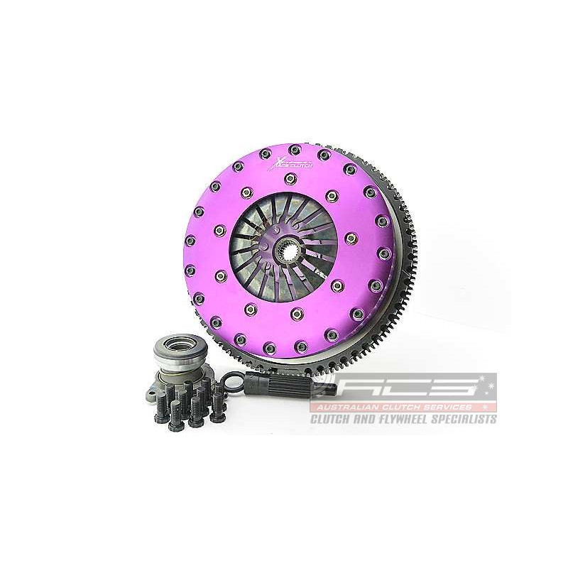 Xtreme Performance - 230mm Sprung Ceramic Twin Plate Clutch Kit Incl Flywheel & CSC 1000Nm