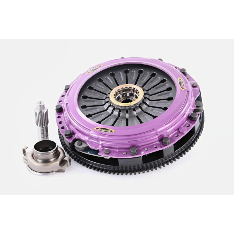 Xtreme Performance - 230mm Sprung hub Organic Twin Plate Clutch Kit Incl Flywheel 1000Nm