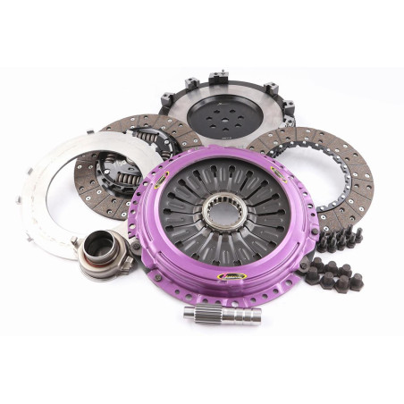 Xtreme Performance - 230mm Sprung hub Organic Twin Plate Clutch Kit Incl Flywheel 1000Nm