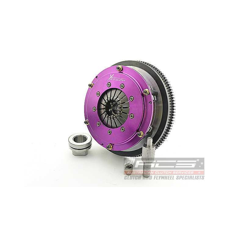 Xtreme Performance - 200mm Sprung Ceramic Twin Plate Clutch Kit Incl Flywheel 1200Nm