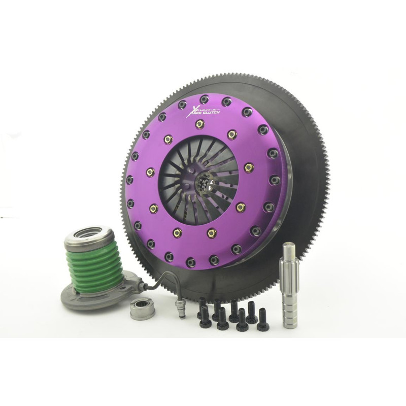 Xtreme Performance - 230mm Organic Twin Plate Clutch Kit Incl Flywheel & CSC 1200Nm