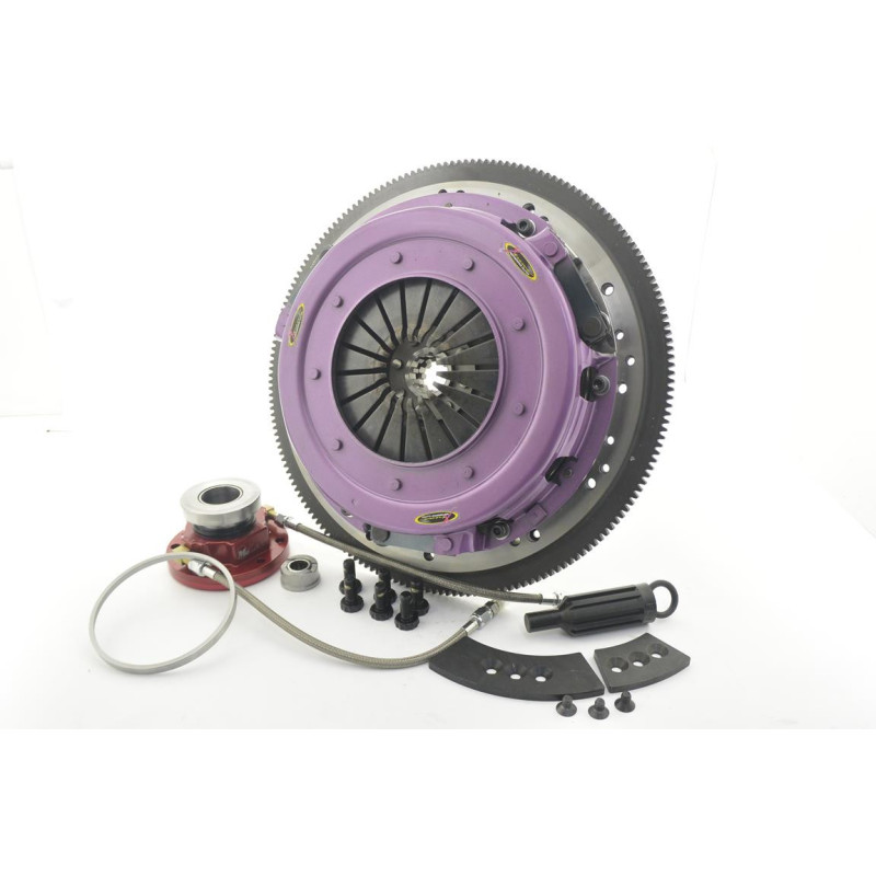 Xtreme Performance - 270mm Organic Twin Plate Clutch Kit Incl Flywheel & CSC 1300Nm