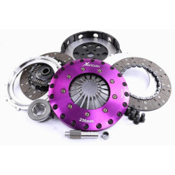 Xtreme Performance - 230mm Sprung hub Organic Twin Plate Clutch Kit Incl Flywheel 1000Nm