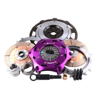 Xtreme Performance - 184mm Rigid Ceramic Twin Plate Clutch Kit Incl Flywheel 1220Nm