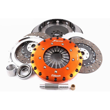 Xtreme Performance - 230mm Organic Twin Plate Clutch Kit Incl Flywheel 1200Nm