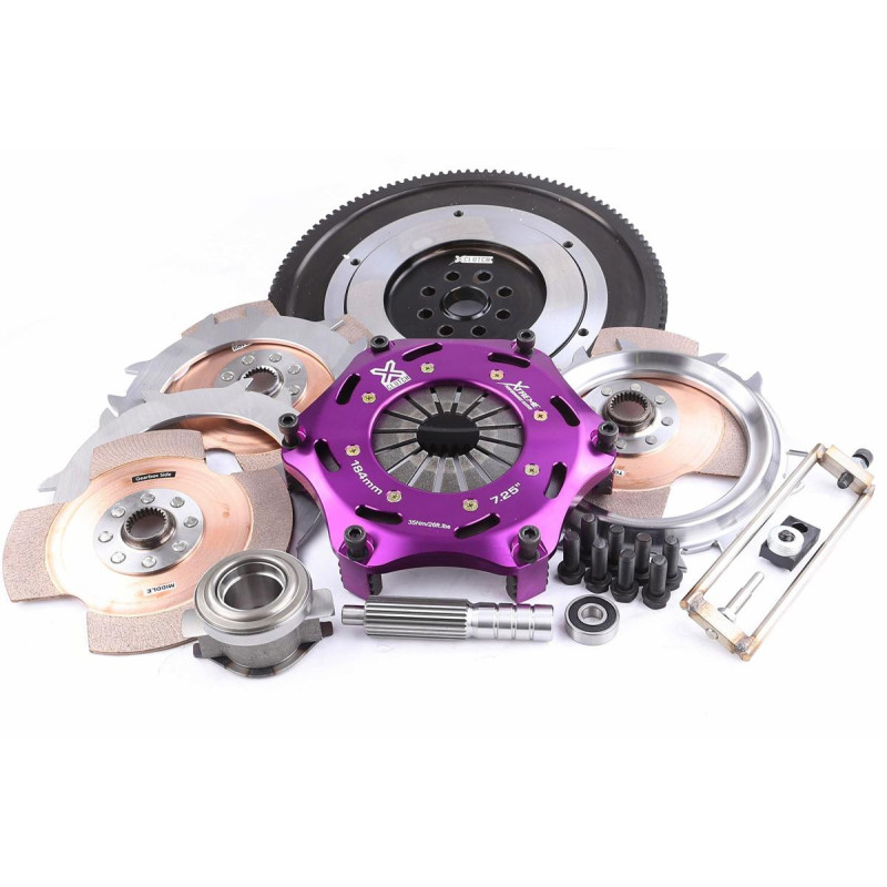 Xtreme Performance - 184mm Rigid Ceramic Triple Plate Clutch Kit Incl Flywheel