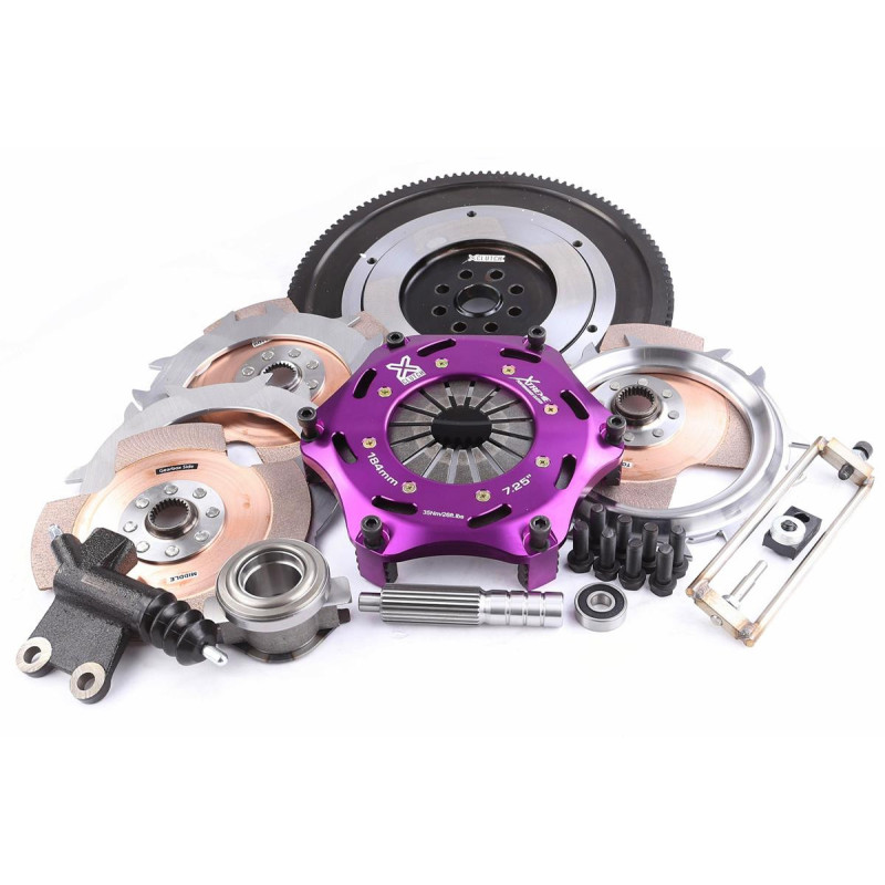 Xtreme Performance - 184mm Rigid Ceramic Triple Plate Clutch Kit Incl Flywheel & CSC