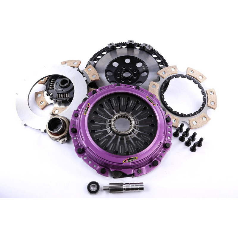 Xtreme Performance - 230mm Sprung Ceramic Twin Plate Clutch Kit Incl Flywheel 1000Nm