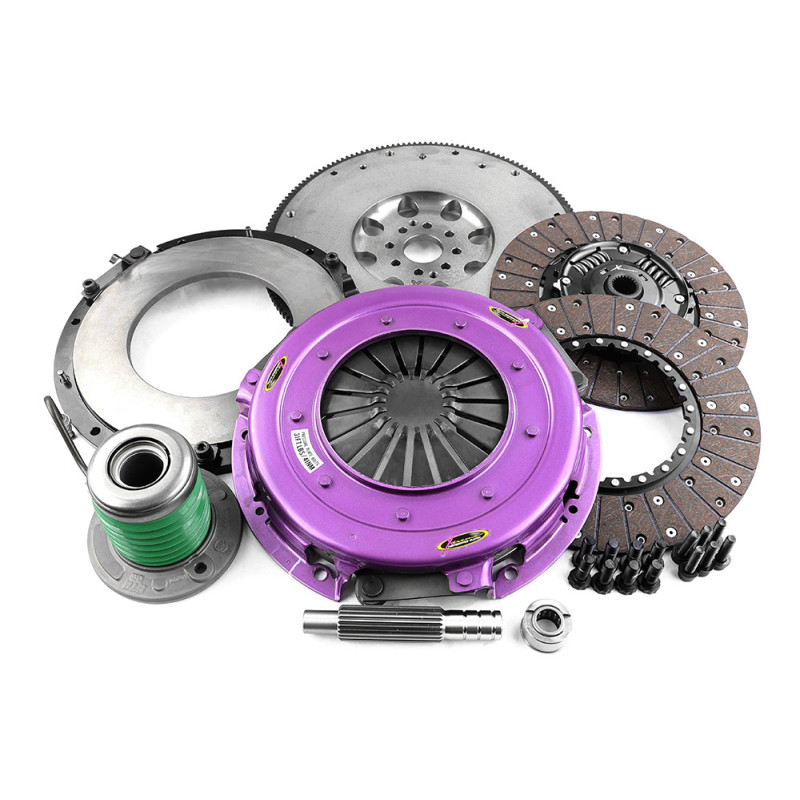 Xtreme Performance - 270mm Organic Twin Sprung Plate Clutch Kit Incl Flywheel & CSC 1000Nm