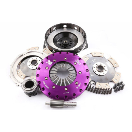 Xtreme Performance - 230mm Rigid Ceramic Twin Plate Clutch Kit Incl Flywheel 1800Nm