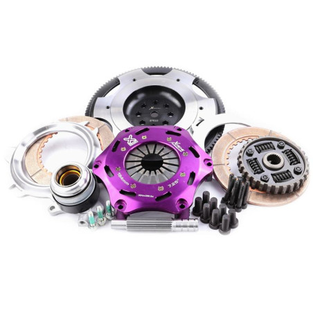 Xtreme Performance - 184mm Sprung Ceramic Twin Plate Clutch Kit Incl Flywheel & CSC 1220Nm