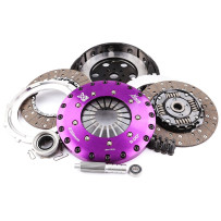 Xtreme Performance - 230mm Sprung hub Organic Twin Plate Clutch Kit Incl Flywheel 1000Nm