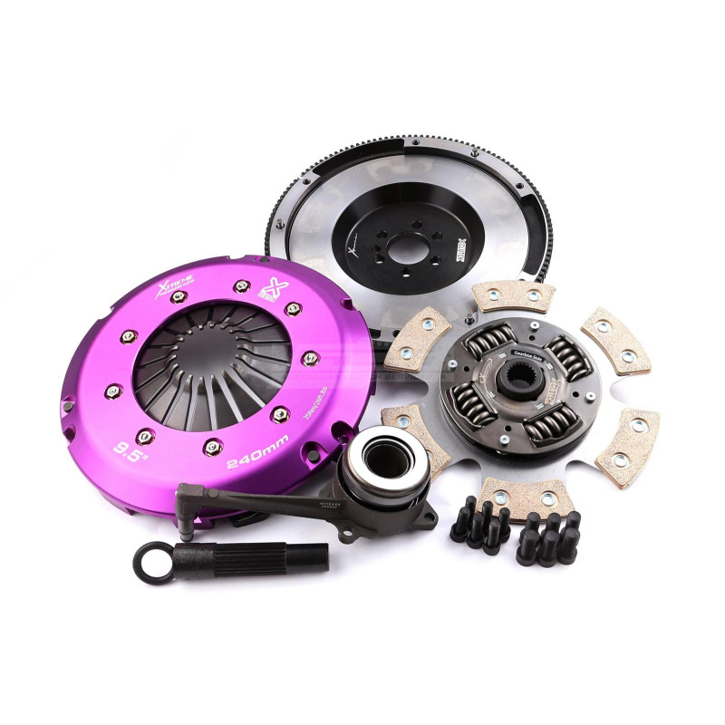 Clutch Kit - Xtreme Performance Race Sprung Ceramic Incl Flywheel & CSC 910Nm (6 bolts)