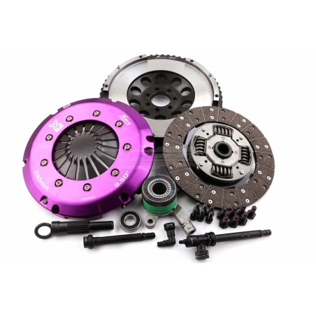 Clutch Kit - Xtreme Performance Heavy Duty Organic Incl Flywheel & CSC 600Nm 1280kg Conversion kit Dual-mass to solid flywheel