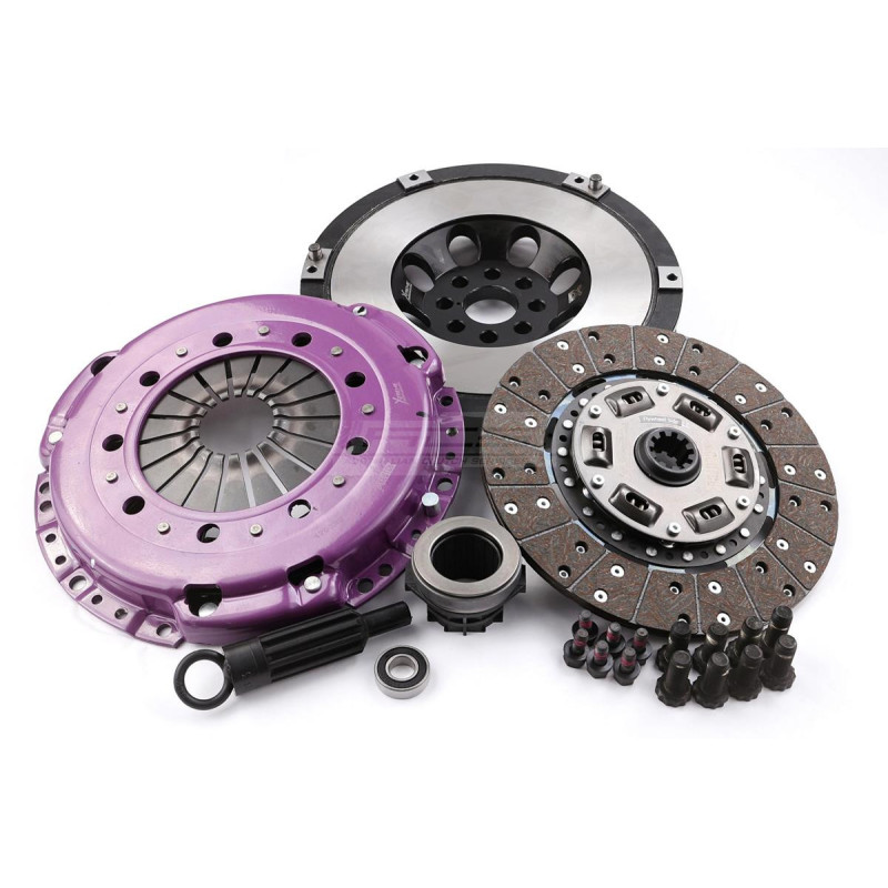 Clutch Kit - Xtreme Performance Heavy Duty Organic Incl Flywheel 460Nm 1000kg Conversion kit Dual-mass to solid flywheel