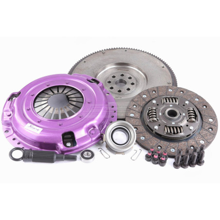 Clutch Kit - Xtreme Performance Heavy Duty Organic Incl Flywheel 280Nm 600kg (30% inc.) Conversion kit to solid flywheel
