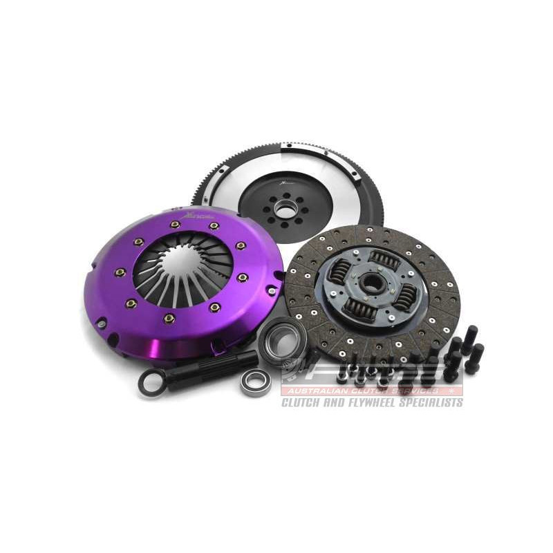 Clutch Kit - Xtreme Performance Heavy Duty Organic Incl Flywheel 600Nm  Conversion kit Dual-mass to solid flywheel