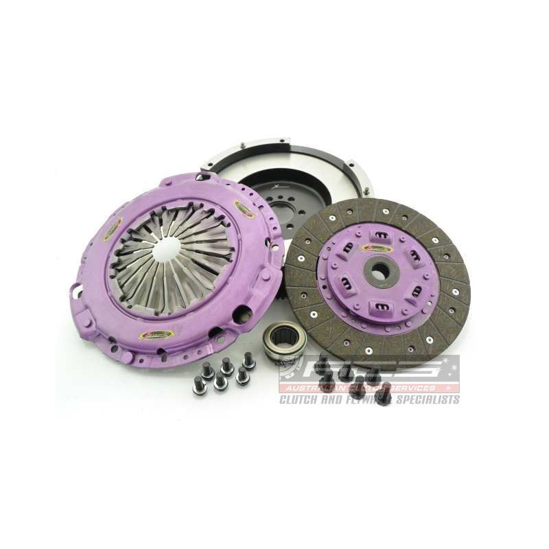Clutch Kit - Xtreme Performance Heavy Duty Organic Incl Flywheel 380Nm 720kg (20% inc) Conversion kit to solid flywheel