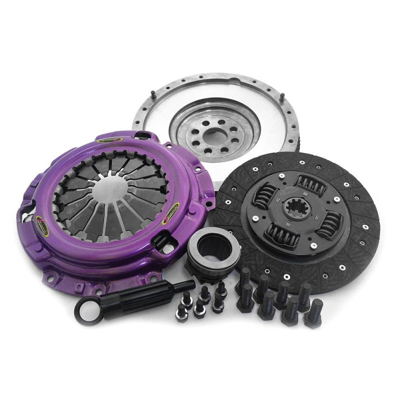 Clutch Kit - Xtreme Performance Heavy Duty Organic Incl Flywheel 340Nm  Conversion kit Dual-mass to solid flywheel