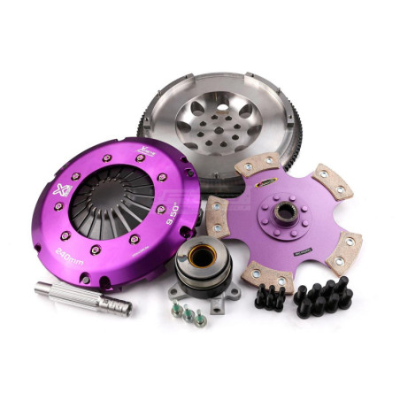 Clutch Kit - Xtreme Performance Heavy Duty Rigid Ceramic Incl Flywheel & CSC - CONVERSION TO SOLID FLYWHEEL - 600NM