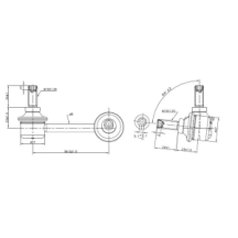 CRV Rr RH Sway Bar Link