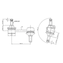 Accord RH Fr Sway Bar Link